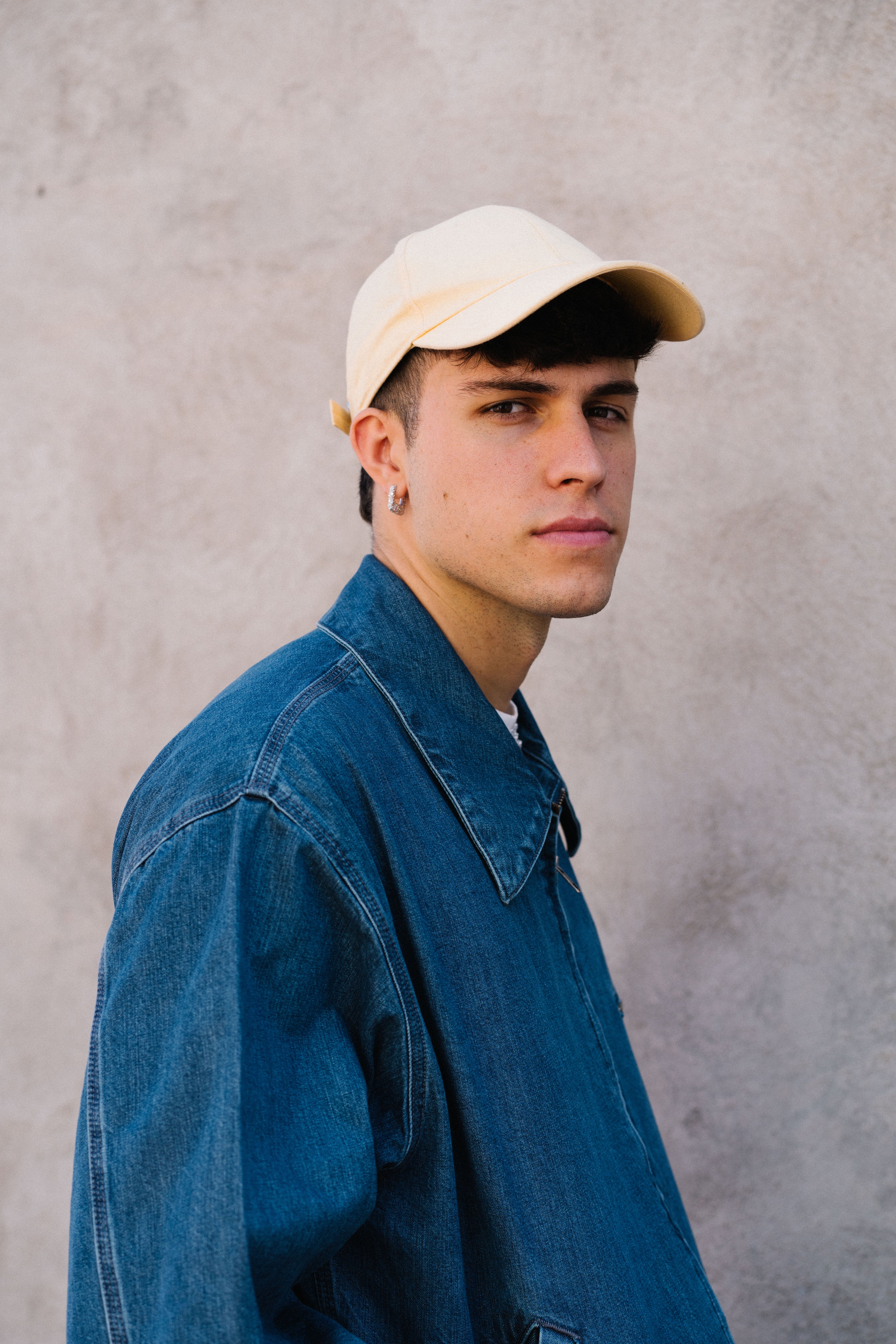 Textured Single Earring