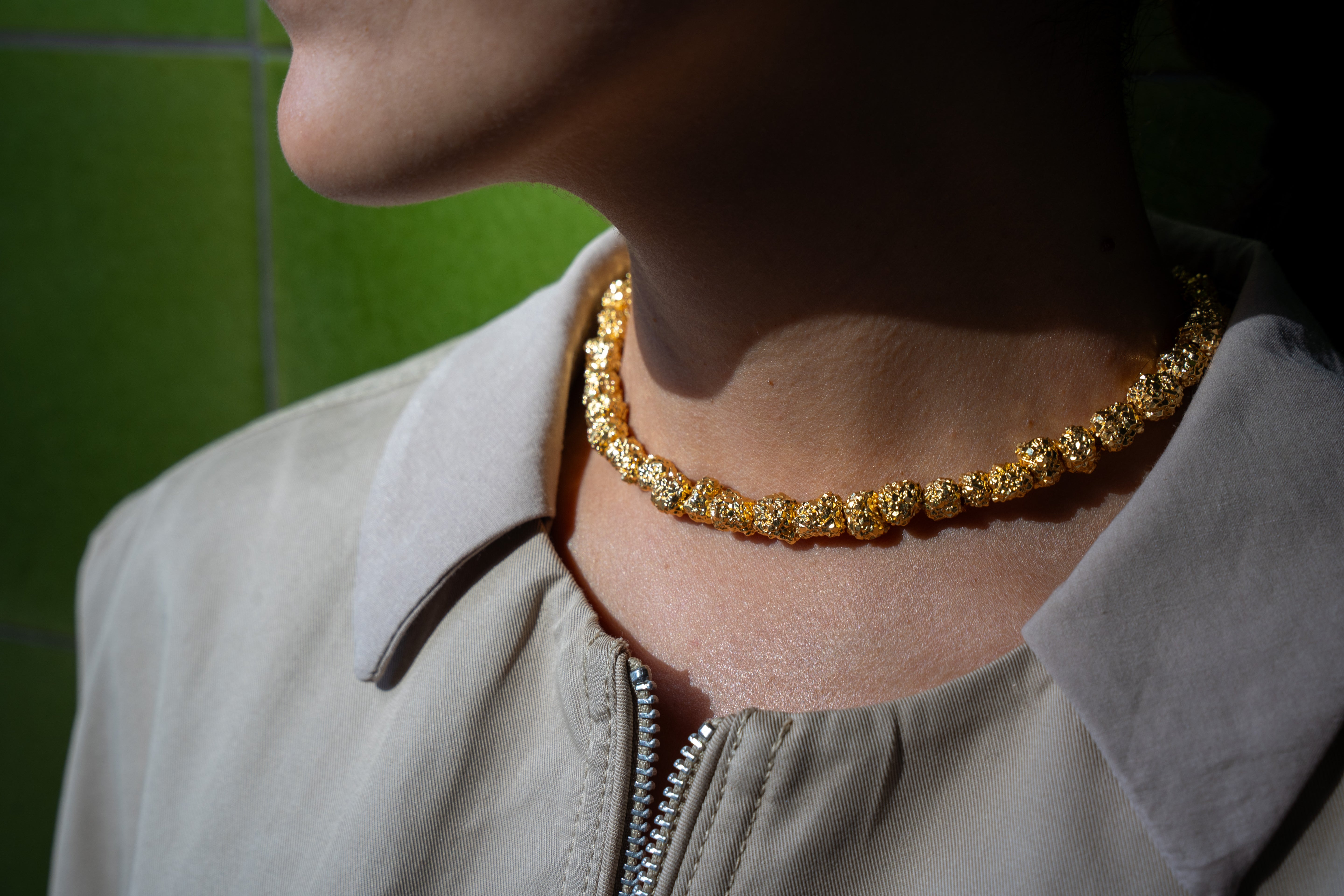 Textured Maxi Necklace