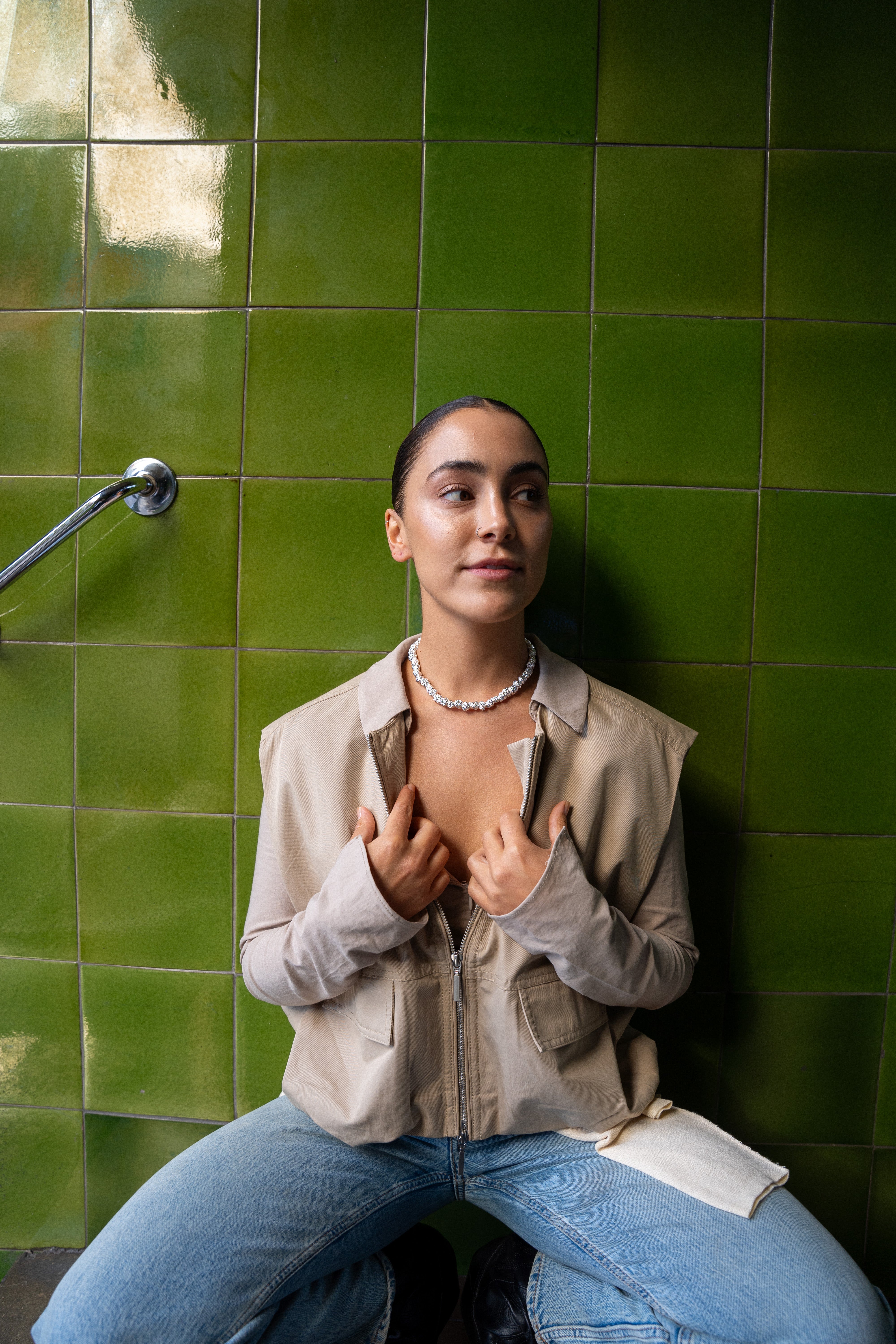 Textured Maxi Necklace