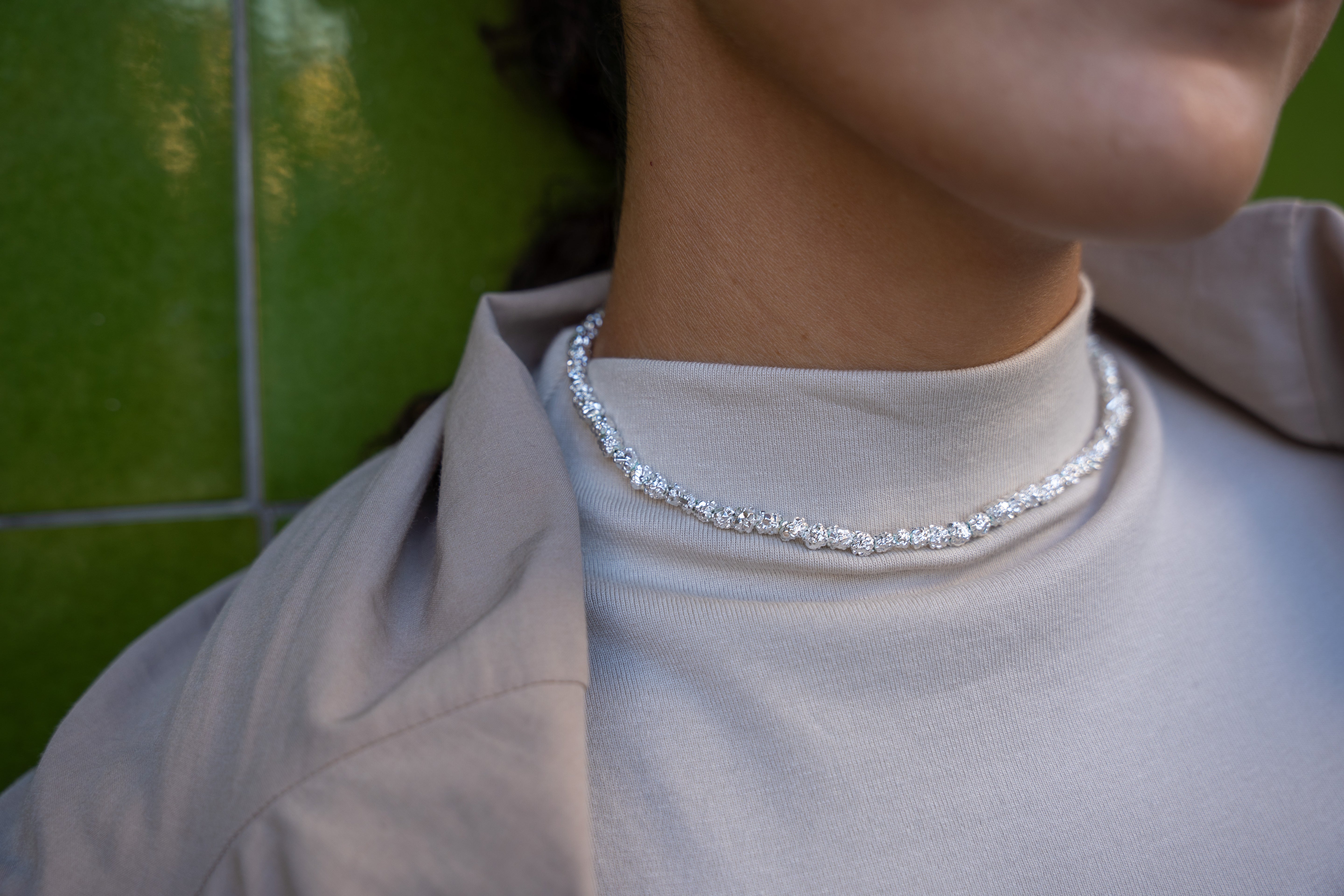 Textured Mini Necklace