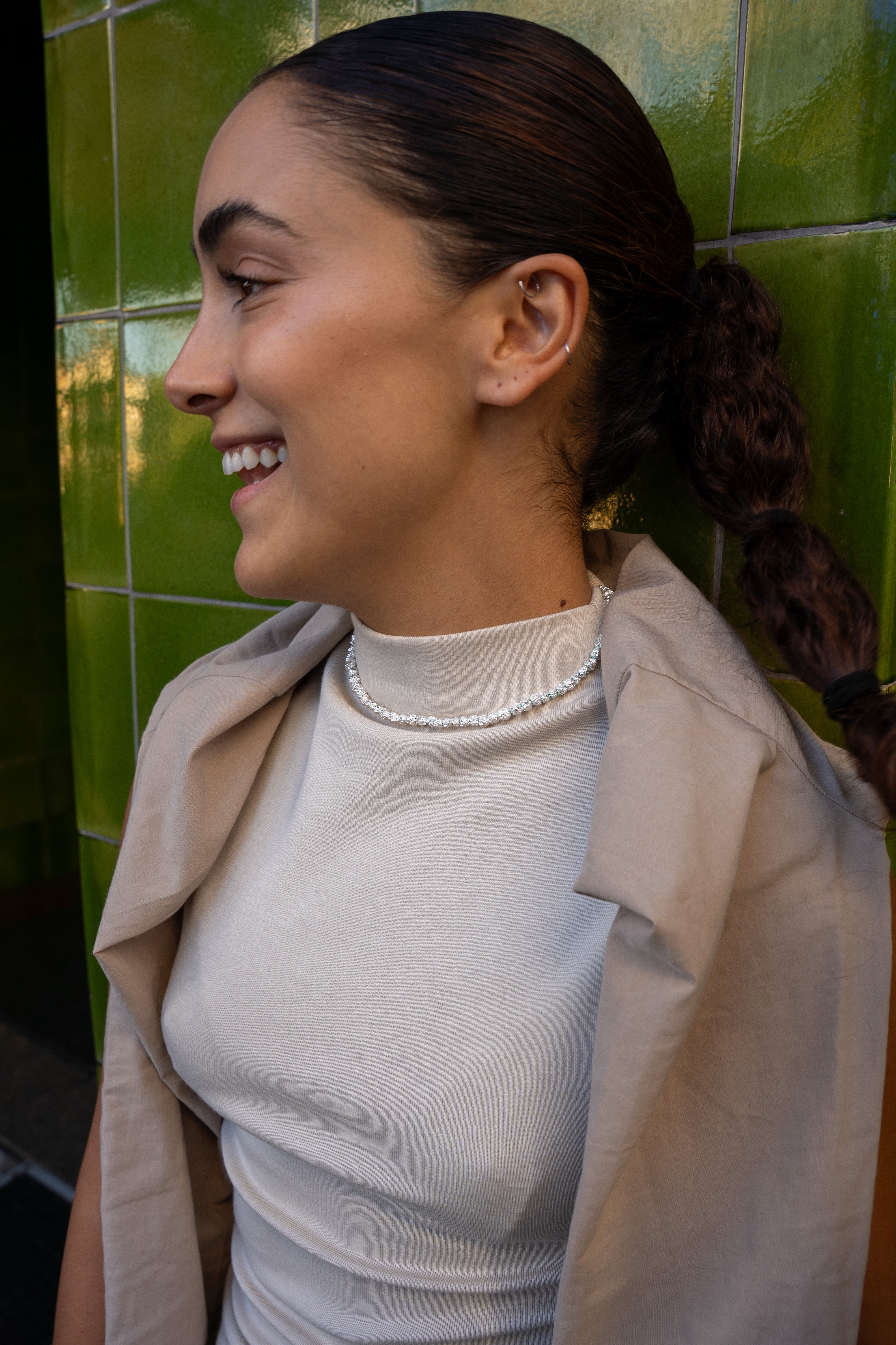 Textured Mini Necklace